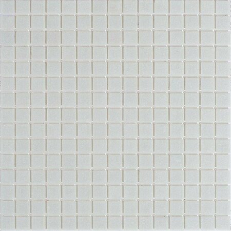 APOLLO TILE Dune 12 in. x 12 in. Glossy Cloud Gray Glass Mosaic Wall and Floor Tile 20 sq. ft./case, 20PK APLSA88GR701A